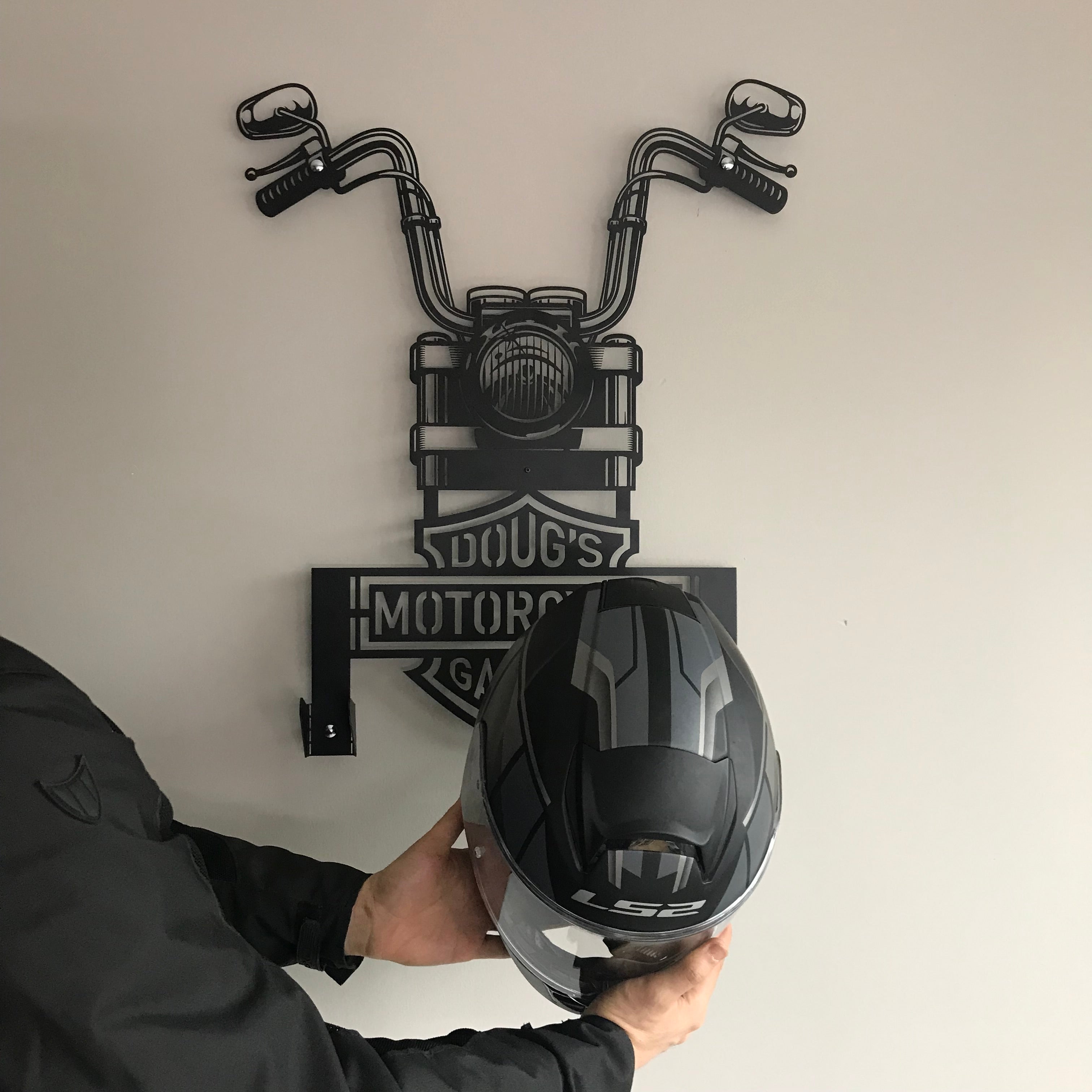 SteelGuard™ Personalized Helmet Holder